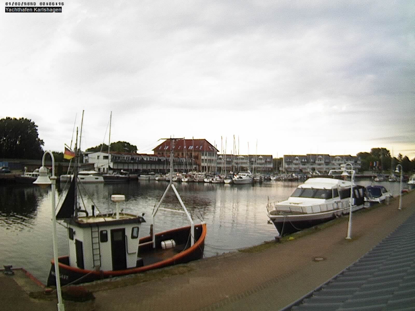 Archiv Foto Webcam Usedom: Yachthafen Karlshagen
