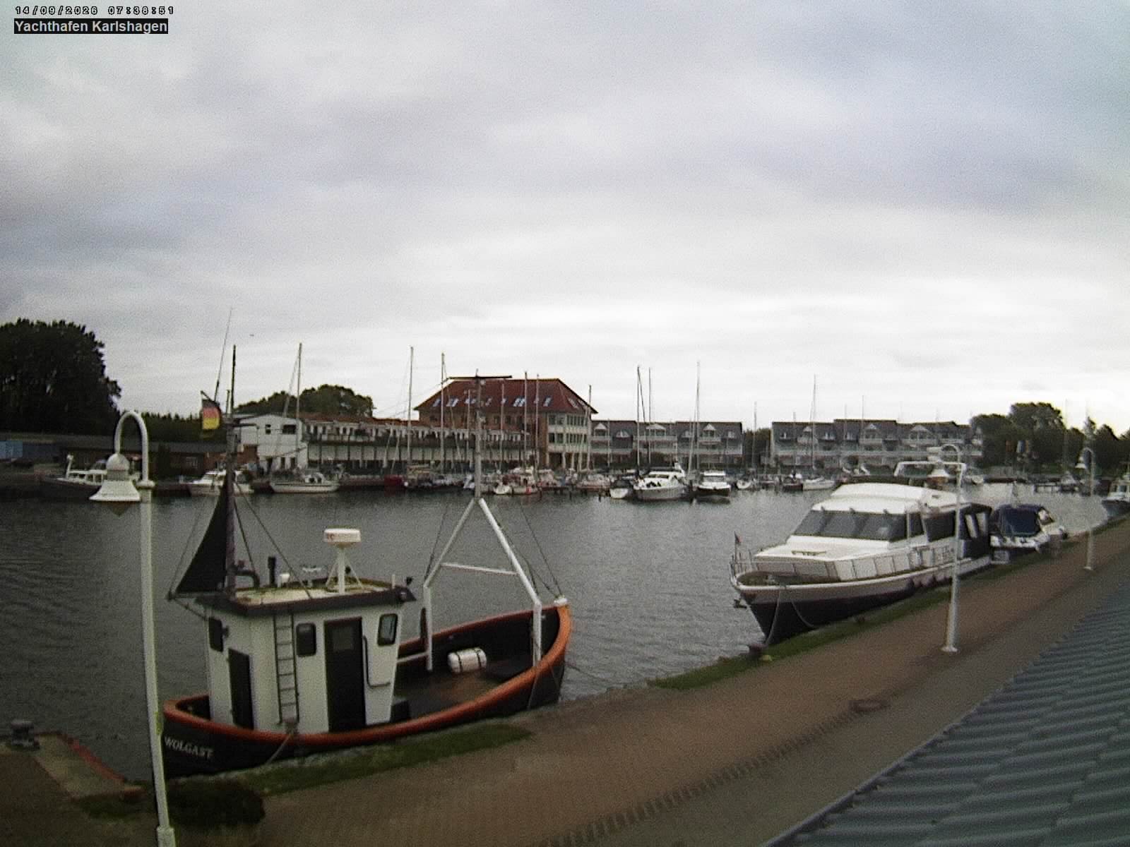 Archiv Foto Webcam Usedom: Yachthafen Karlshagen