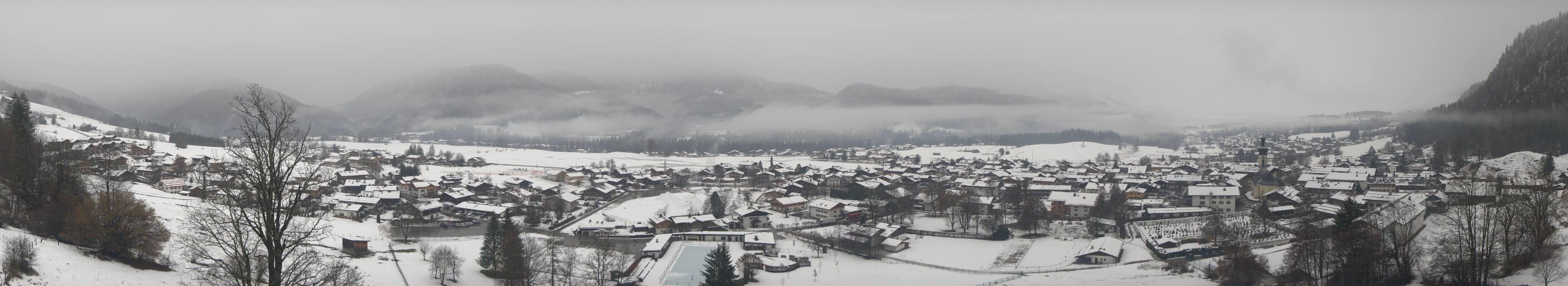 Archiv Foto Webcam Panoramablick auf das Dorf Reit im Winkl