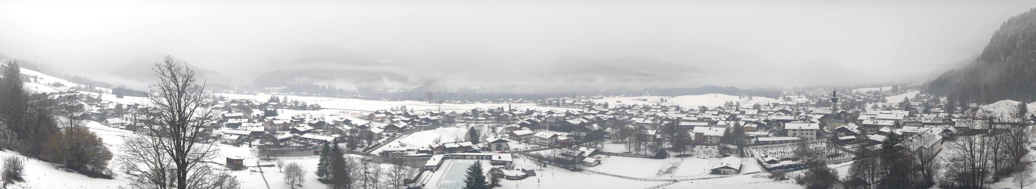 Archiv Foto Webcam Panoramablick auf das Dorf Reit im Winkl