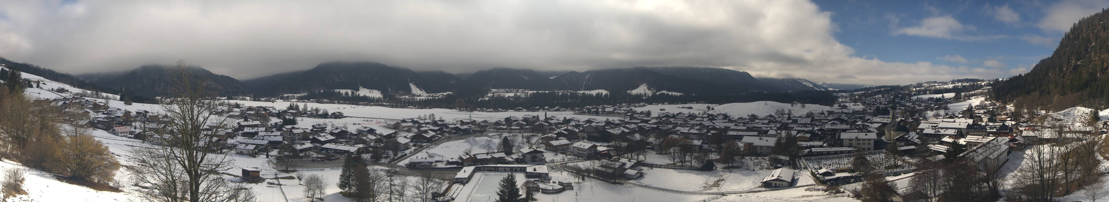 Archiv Foto Webcam Panoramablick auf das Dorf Reit im Winkl