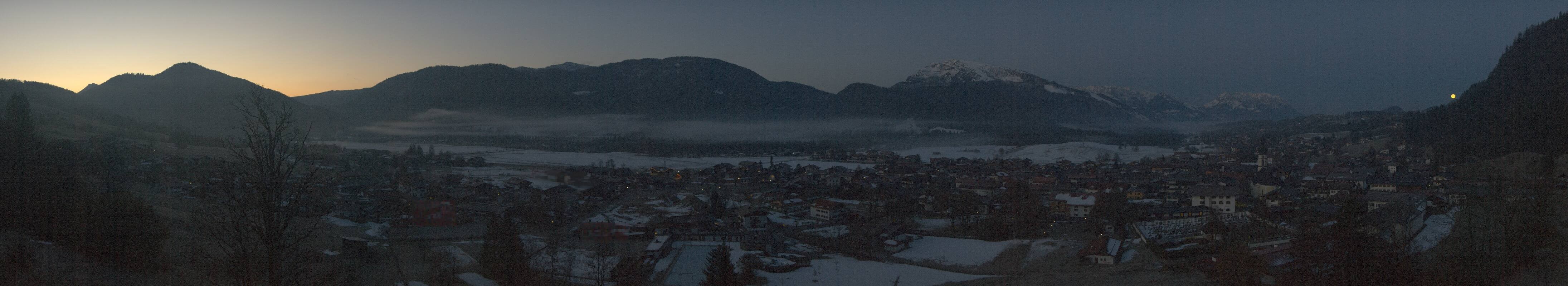 Archiv Foto Webcam Panoramablick auf das Dorf Reit im Winkl