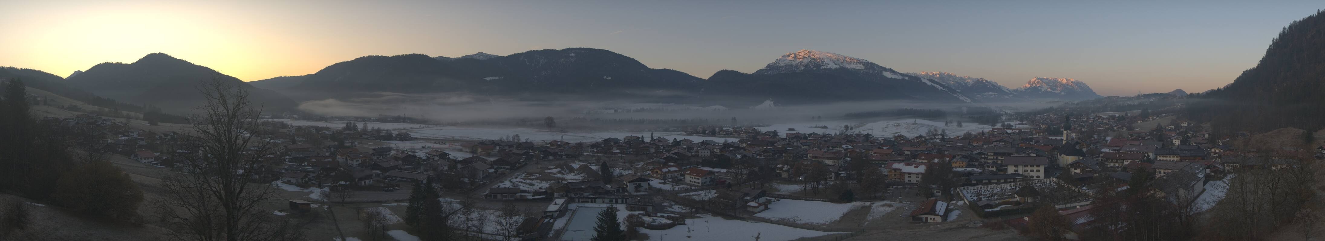 Archiv Foto Webcam Panoramablick auf das Dorf Reit im Winkl