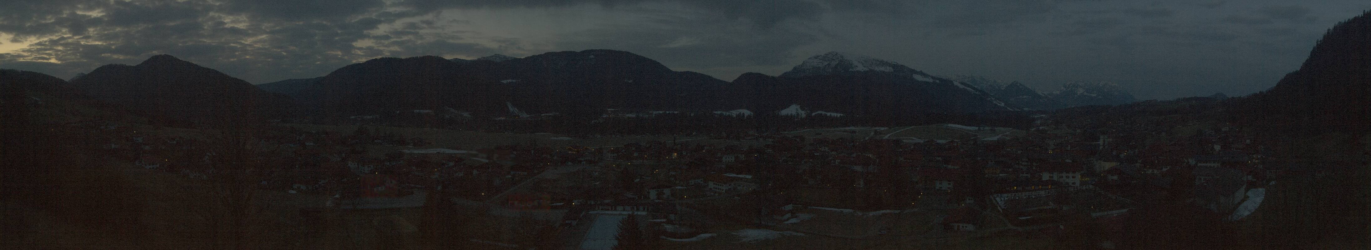 Archiv Foto Webcam Panoramablick auf das Dorf Reit im Winkl