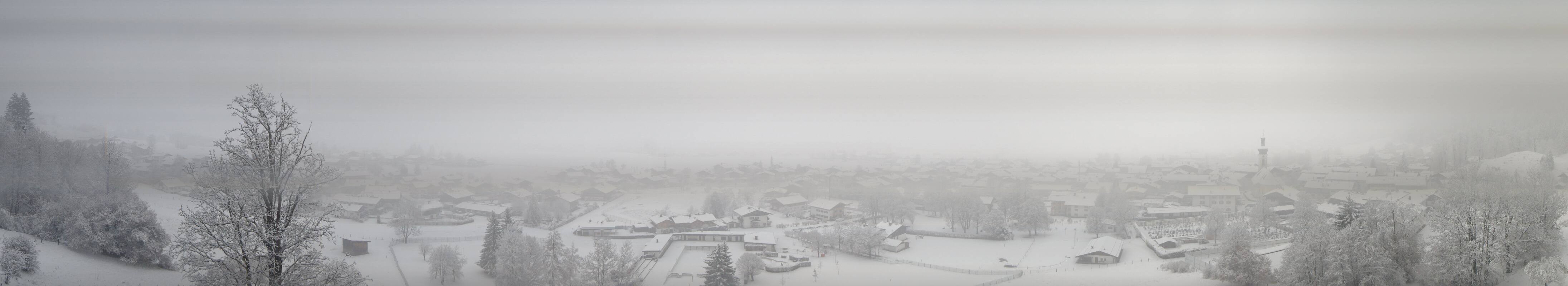 Archiv Foto Webcam Panoramablick auf das Dorf Reit im Winkl