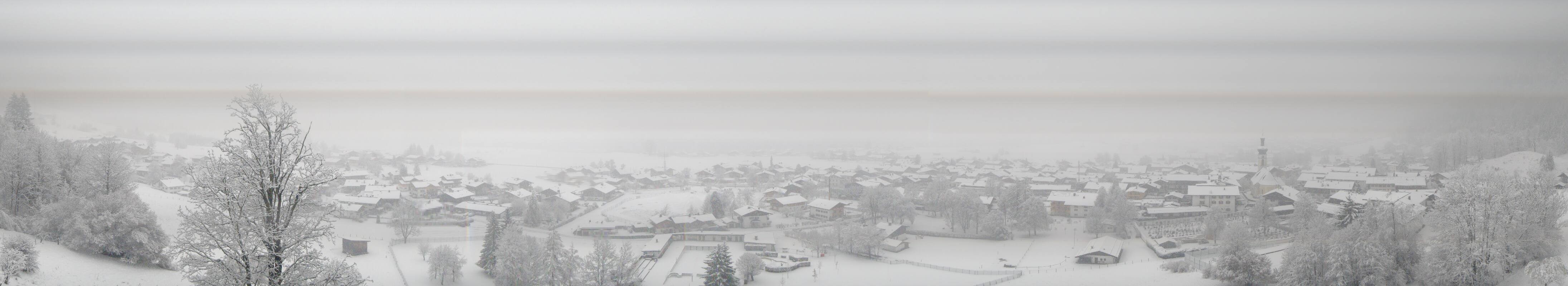 Archiv Foto Webcam Panoramablick auf das Dorf Reit im Winkl