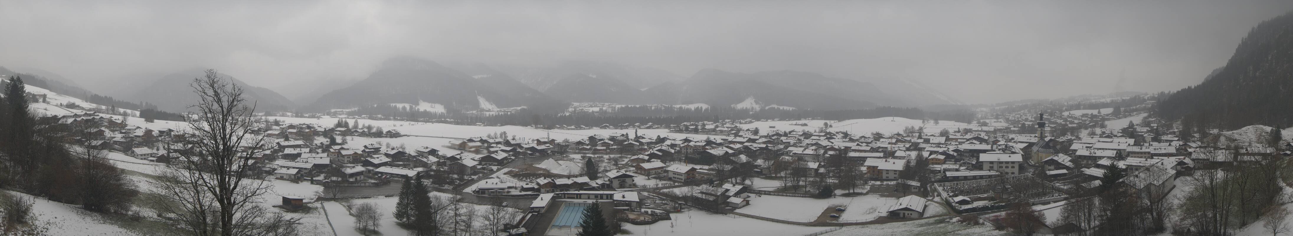 Archiv Foto Webcam Panoramablick auf das Dorf Reit im Winkl