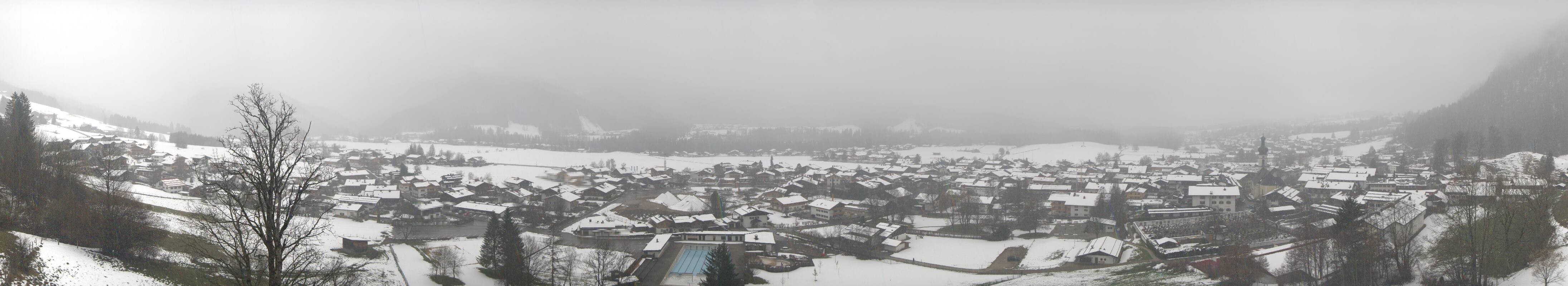 Archiv Foto Webcam Panoramablick auf das Dorf Reit im Winkl