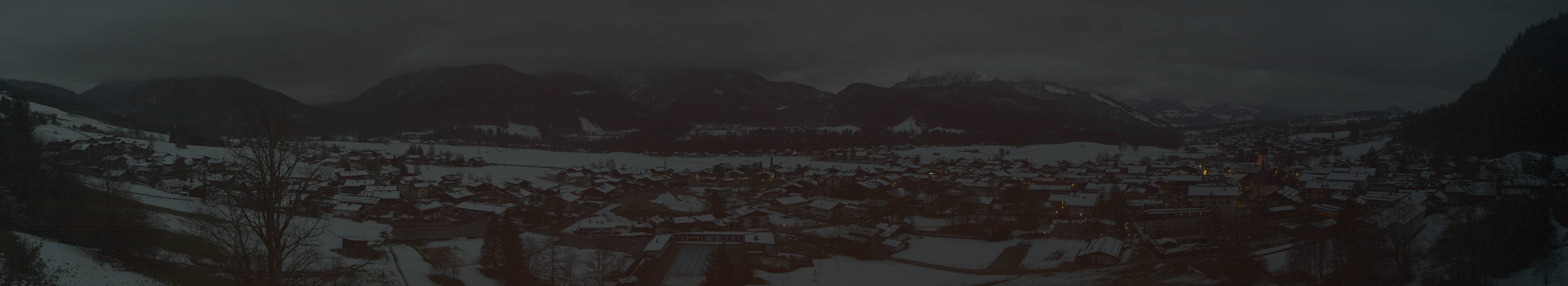 Archiv Foto Webcam Panoramablick auf das Dorf Reit im Winkl