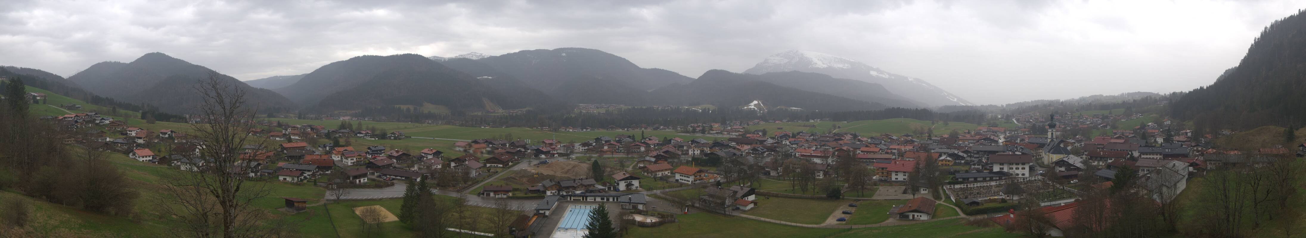 Archiv Foto Webcam Panoramablick auf das Dorf Reit im Winkl