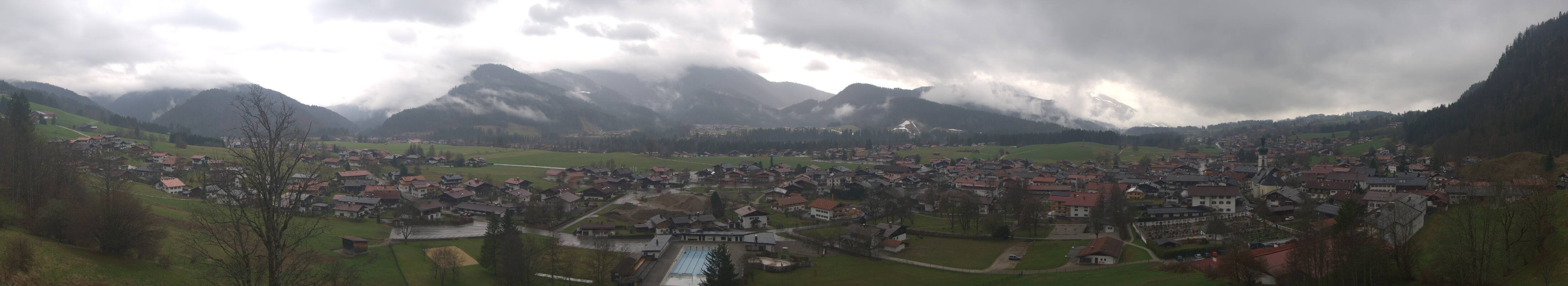 Archiv Foto Webcam Panoramablick auf das Dorf Reit im Winkl