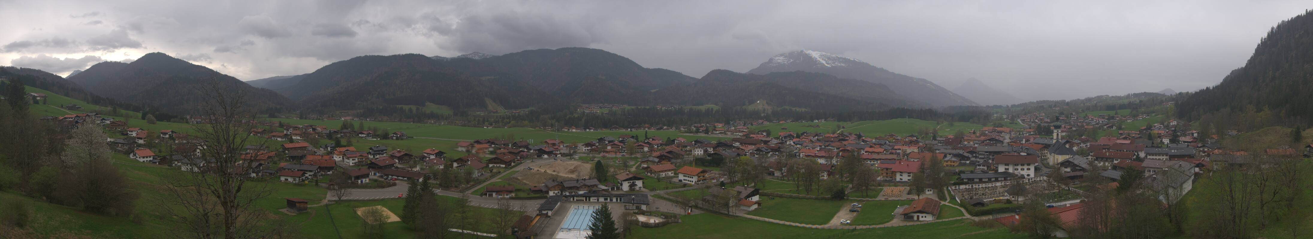 Archiv Foto Webcam Panoramablick auf das Dorf Reit im Winkl