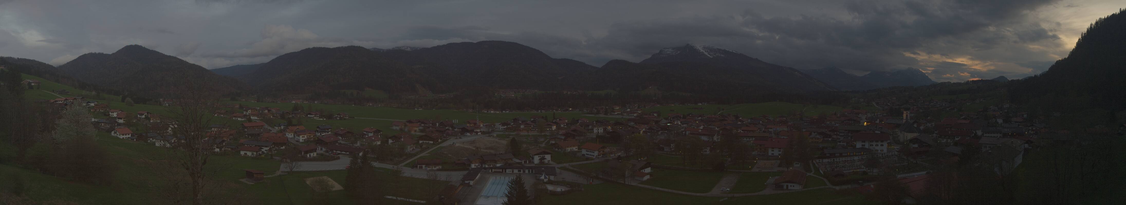 Archiv Foto Webcam Panoramablick auf das Dorf Reit im Winkl