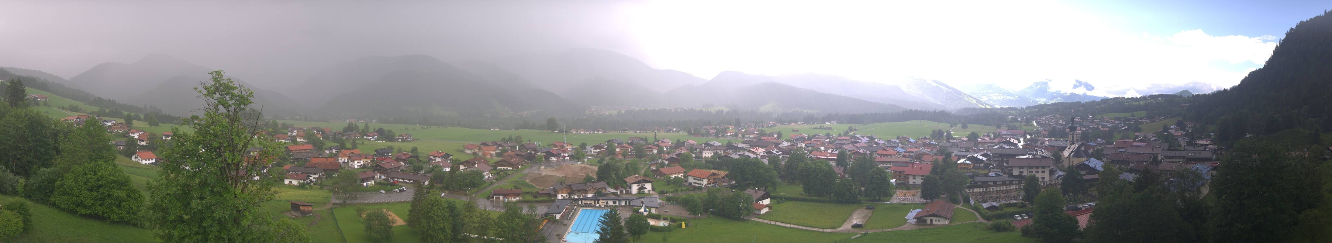 Archiv Foto Webcam Panoramablick auf das Dorf Reit im Winkl