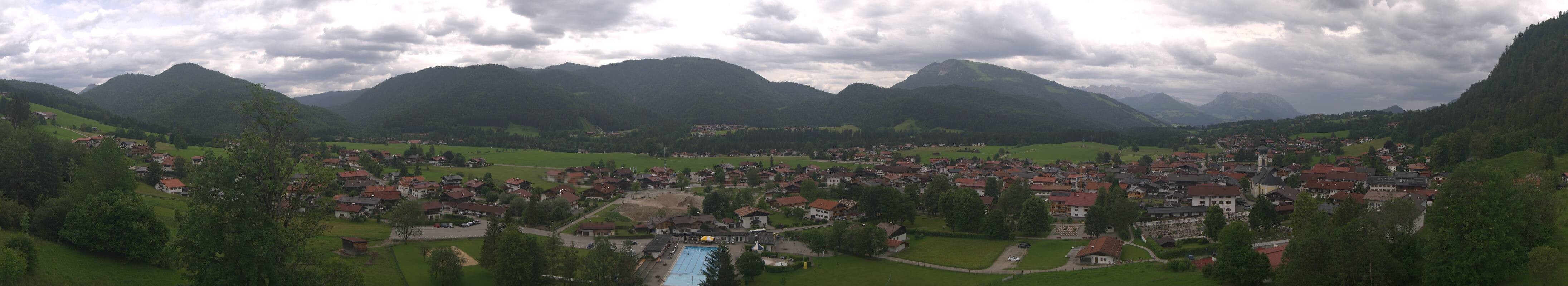 Archiv Foto Webcam Panoramablick auf das Dorf Reit im Winkl