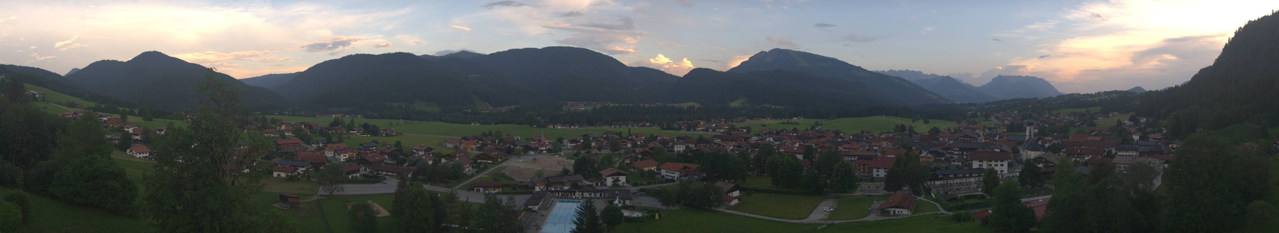 Archiv Foto Webcam Panoramablick auf das Dorf Reit im Winkl