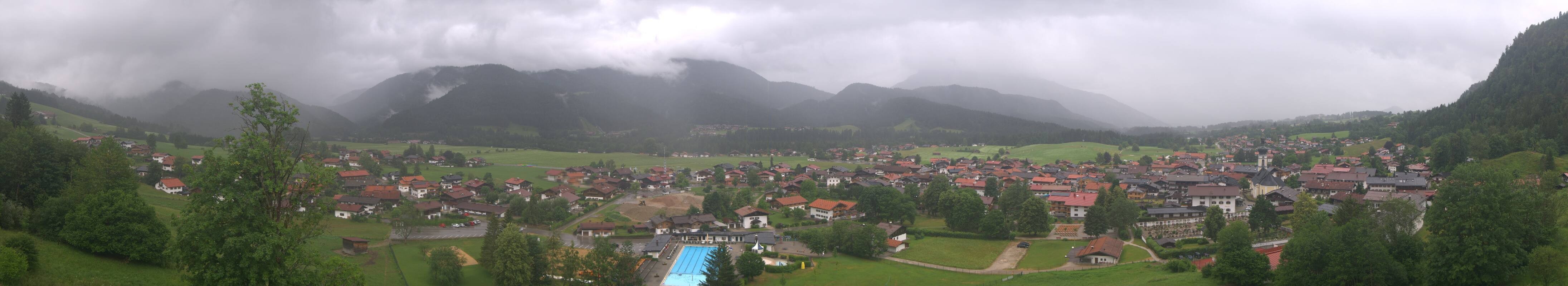 Archiv Foto Webcam Panoramablick auf das Dorf Reit im Winkl