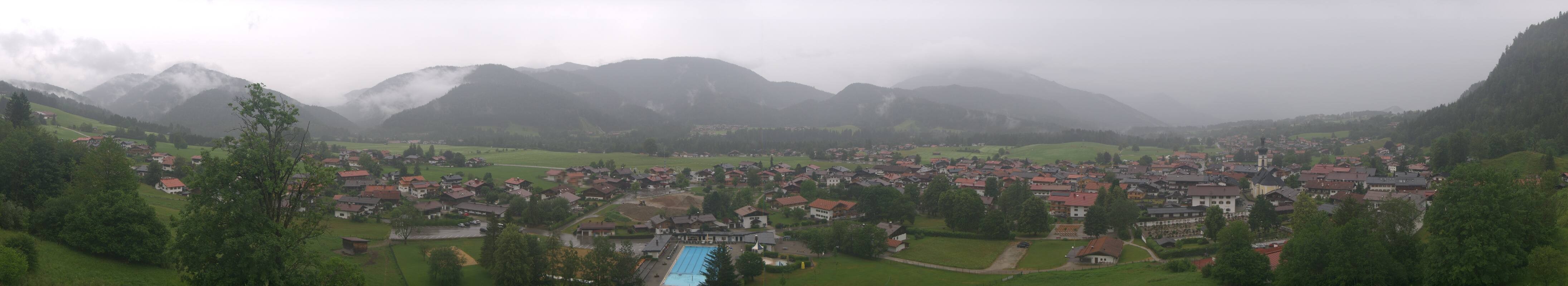 Archiv Foto Webcam Panoramablick auf das Dorf Reit im Winkl