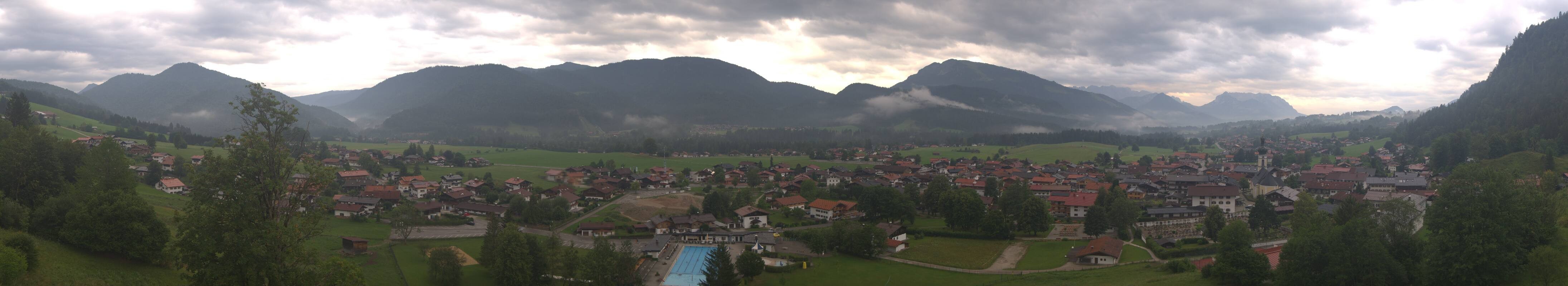 Archiv Foto Webcam Panoramablick auf das Dorf Reit im Winkl