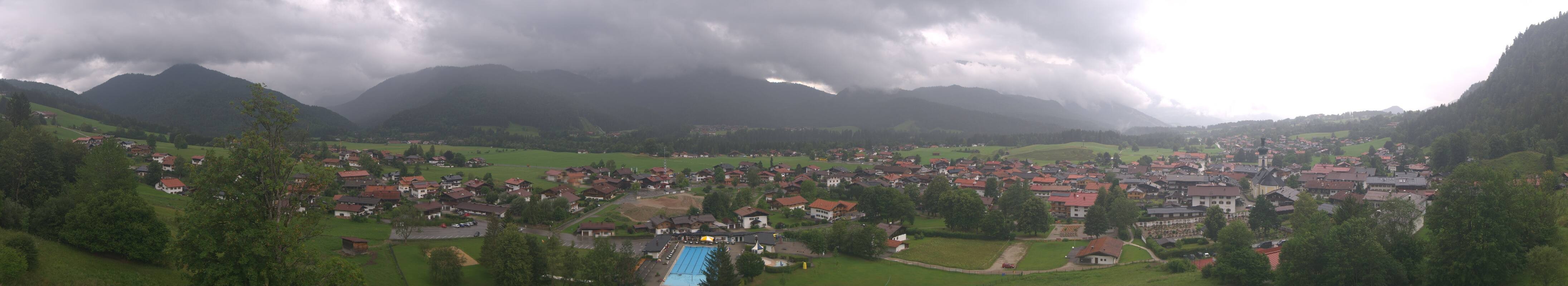 Archiv Foto Webcam Panoramablick auf das Dorf Reit im Winkl