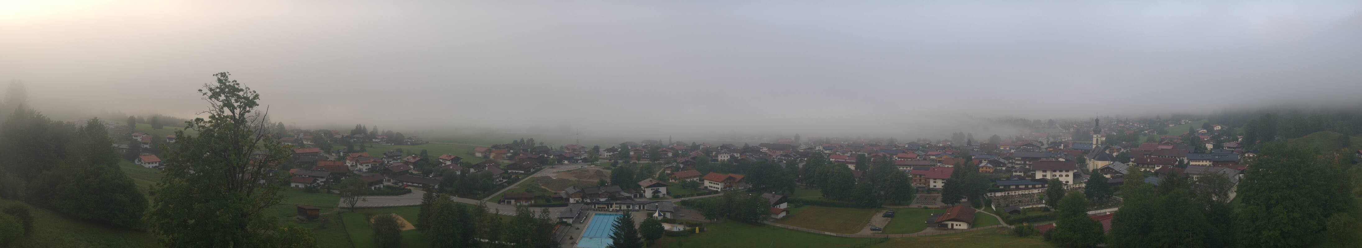 Archiv Foto Webcam Panoramablick auf das Dorf Reit im Winkl