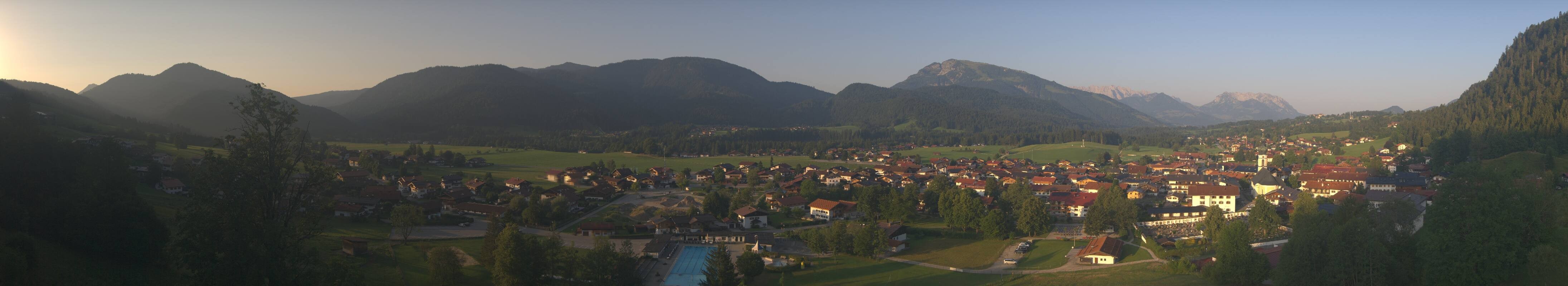 Archiv Foto Webcam Panoramablick auf das Dorf Reit im Winkl