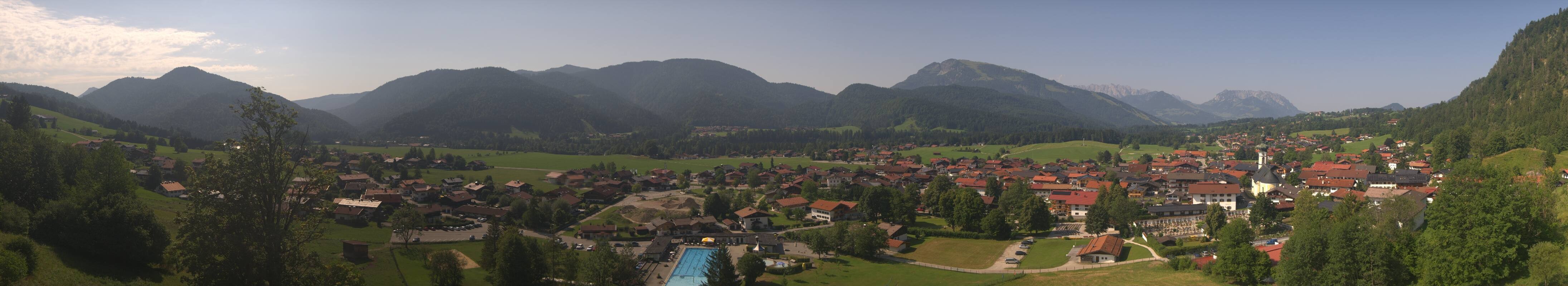 Archiv Foto Webcam Panoramablick auf das Dorf Reit im Winkl