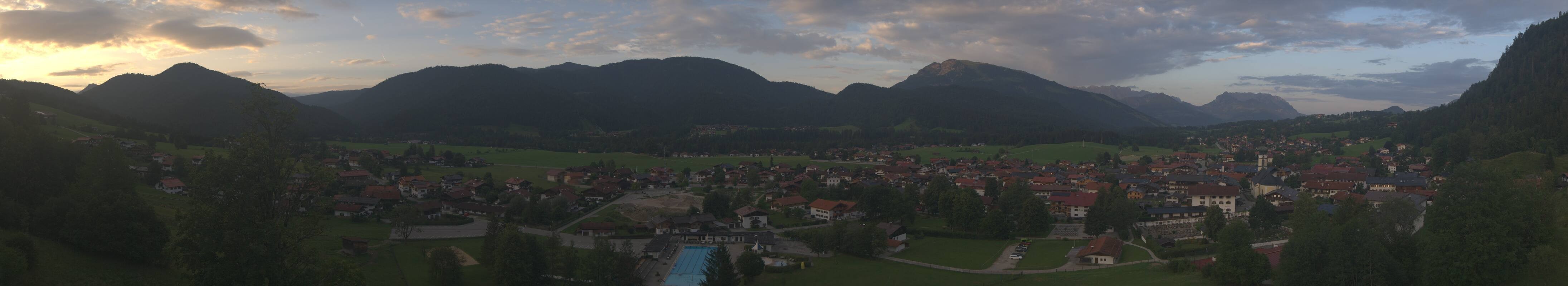 Archiv Foto Webcam Panoramablick auf das Dorf Reit im Winkl