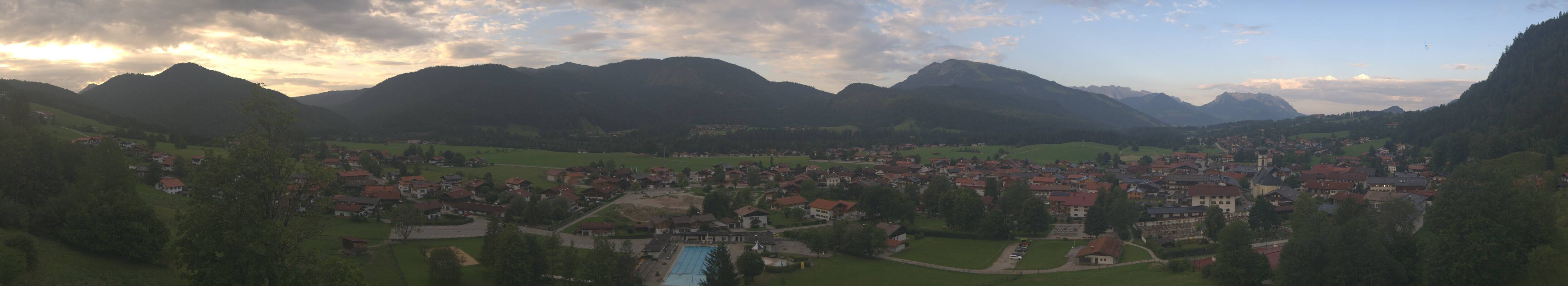 Archiv Foto Webcam Panoramablick auf das Dorf Reit im Winkl
