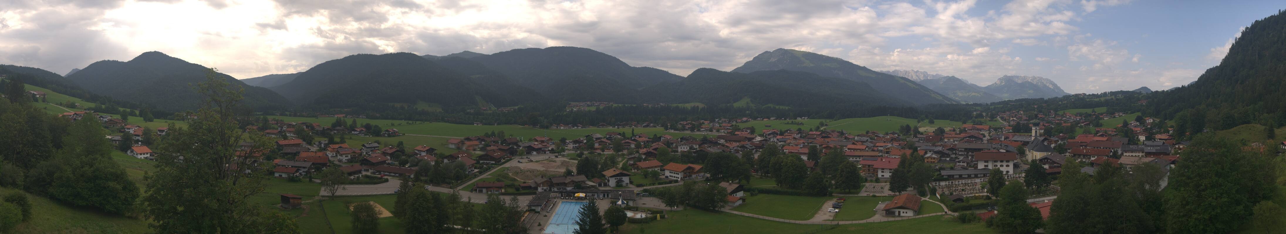 Archiv Foto Webcam Panoramablick auf das Dorf Reit im Winkl