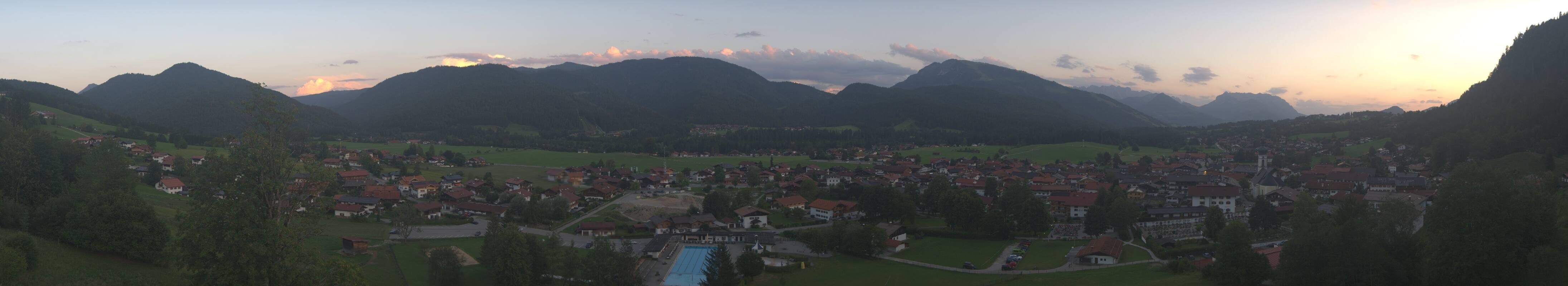 Archiv Foto Webcam Panoramablick auf das Dorf Reit im Winkl