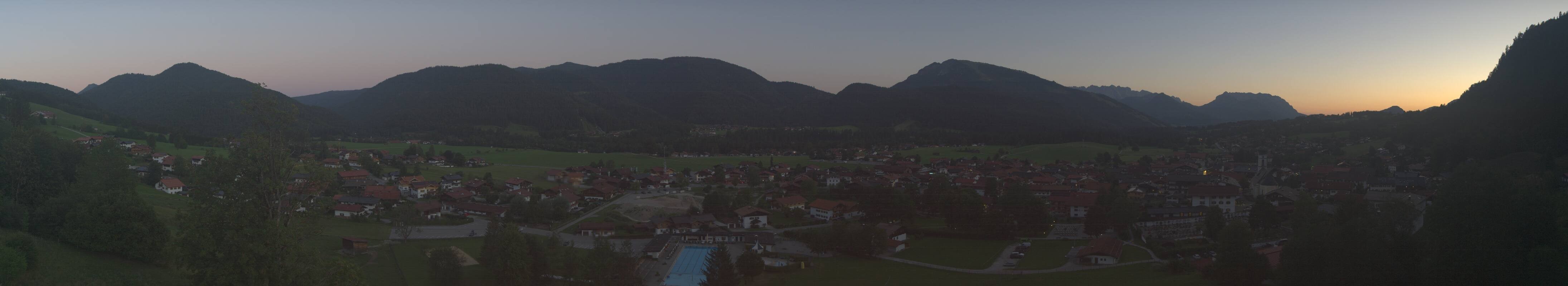Archiv Foto Webcam Panoramablick auf das Dorf Reit im Winkl