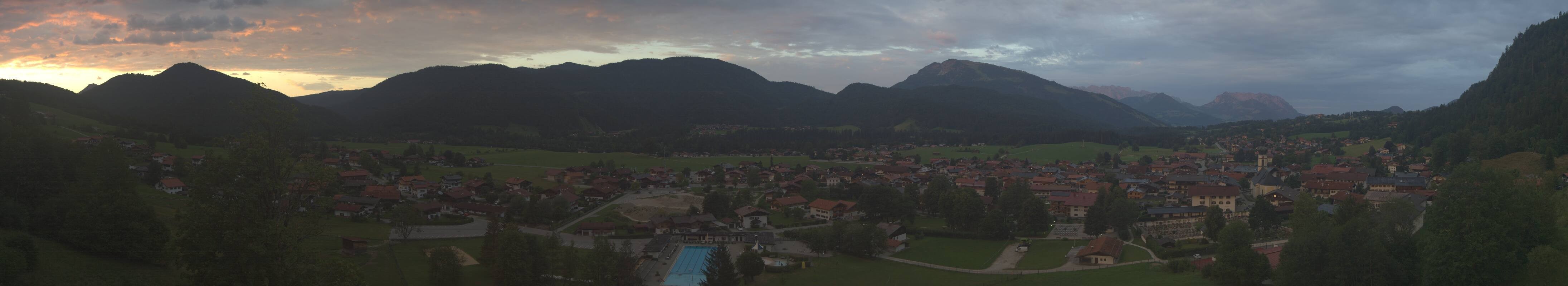 Archiv Foto Webcam Panoramablick auf das Dorf Reit im Winkl