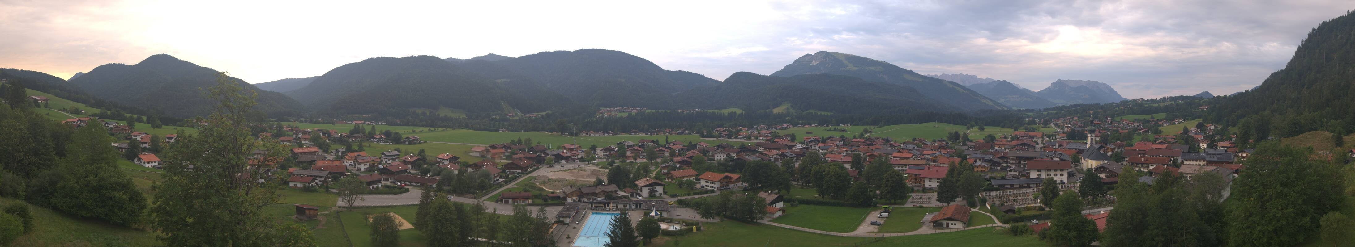Archiv Foto Webcam Panoramablick auf das Dorf Reit im Winkl