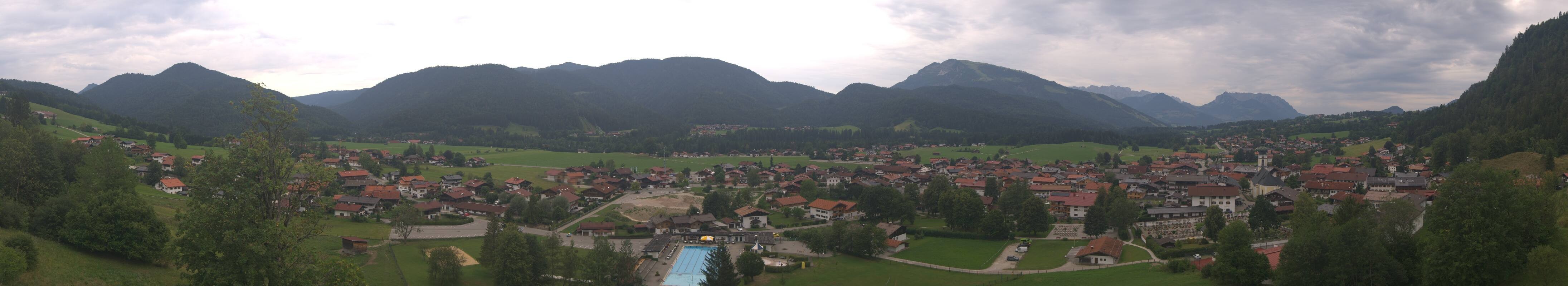 Archiv Foto Webcam Panoramablick auf das Dorf Reit im Winkl