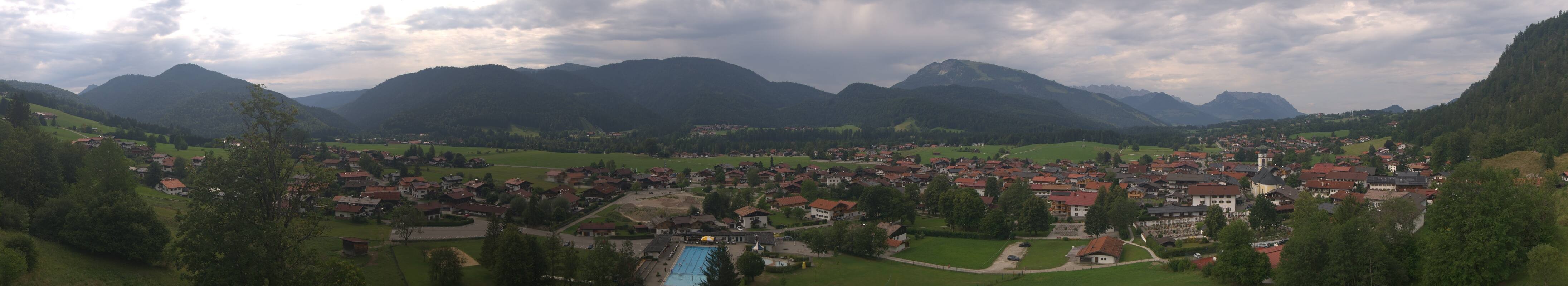 Archiv Foto Webcam Panoramablick auf das Dorf Reit im Winkl