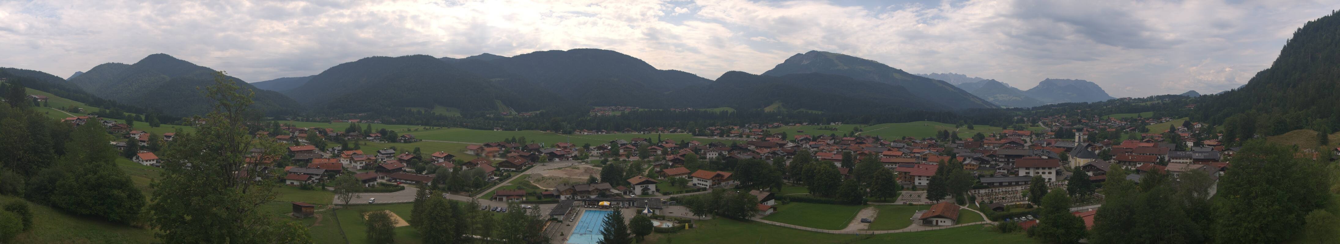 Archiv Foto Webcam Panoramablick auf das Dorf Reit im Winkl
