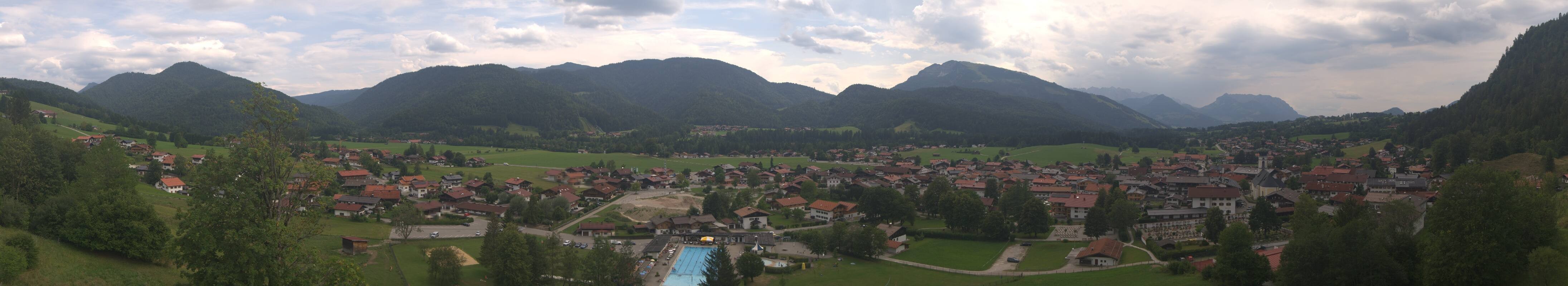 Archiv Foto Webcam Panoramablick auf das Dorf Reit im Winkl