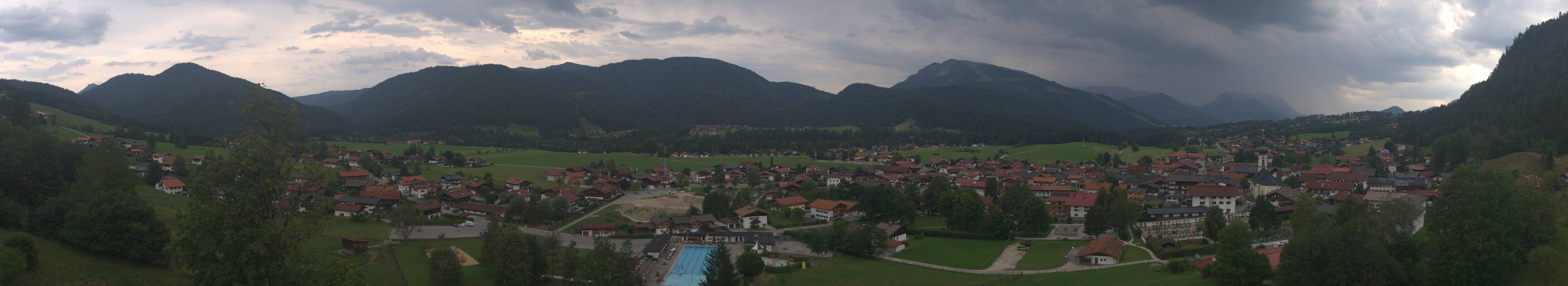 Archiv Foto Webcam Panoramablick auf das Dorf Reit im Winkl
