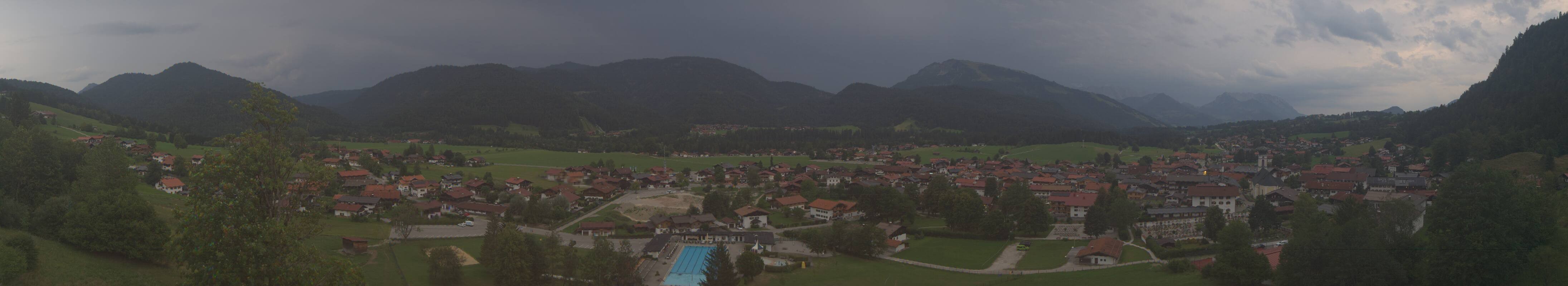 Archiv Foto Webcam Panoramablick auf das Dorf Reit im Winkl