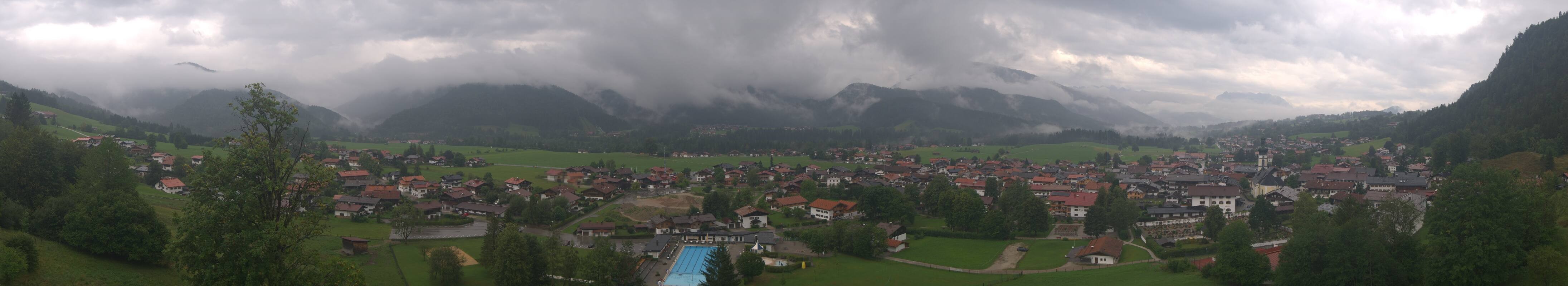 Archiv Foto Webcam Panoramablick auf das Dorf Reit im Winkl