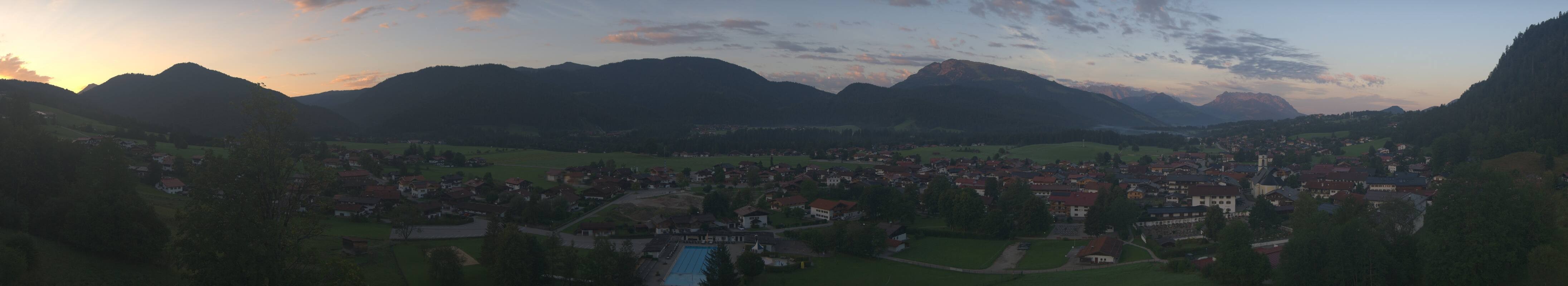 Archiv Foto Webcam Panoramablick auf das Dorf Reit im Winkl
