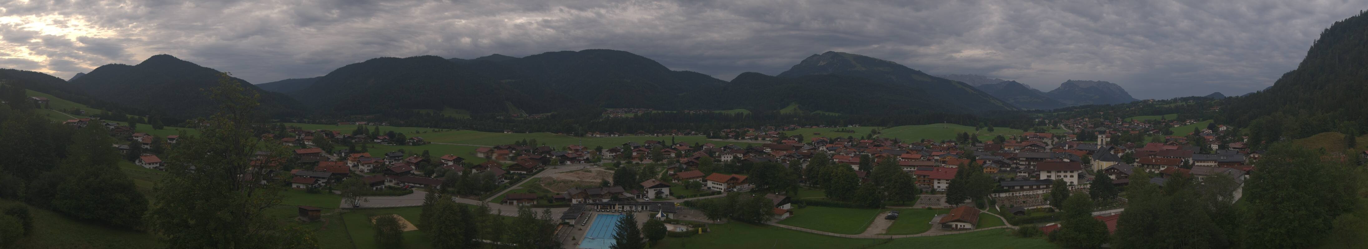 Archiv Foto Webcam Panoramablick auf das Dorf Reit im Winkl