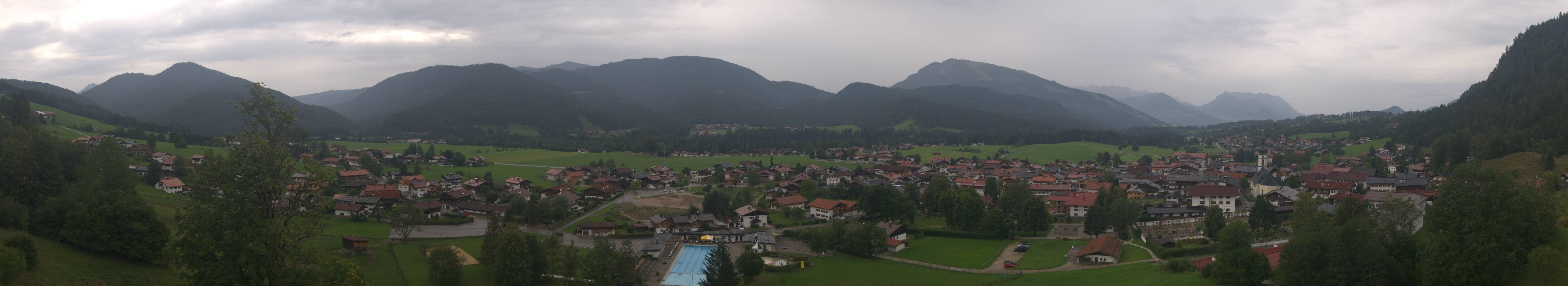 Archiv Foto Webcam Panoramablick auf das Dorf Reit im Winkl