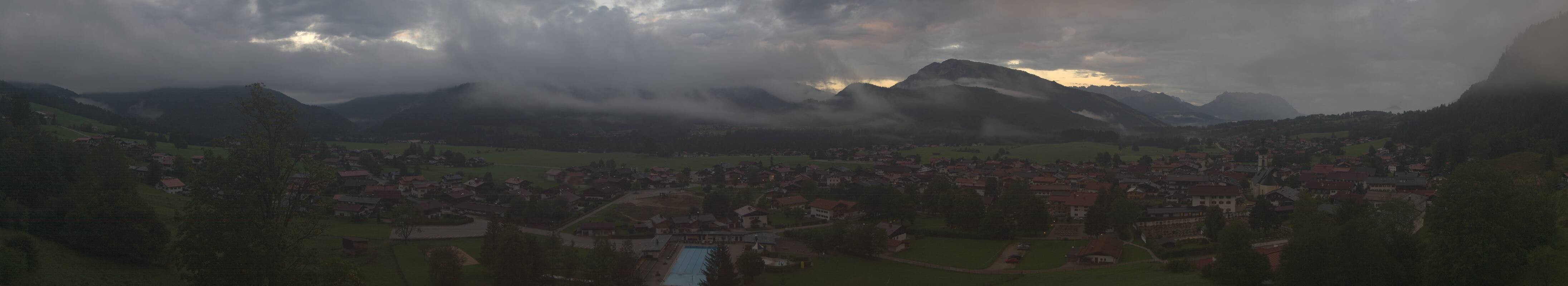 Archiv Foto Webcam Panoramablick auf das Dorf Reit im Winkl