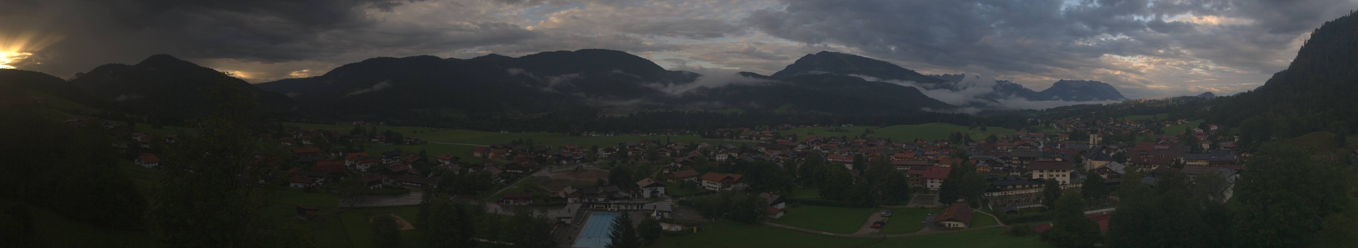 Archiv Foto Webcam Panoramablick auf das Dorf Reit im Winkl