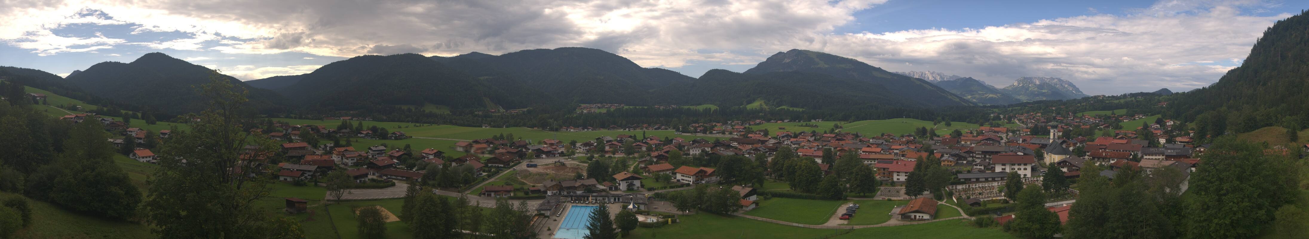 Archiv Foto Webcam Panoramablick auf das Dorf Reit im Winkl