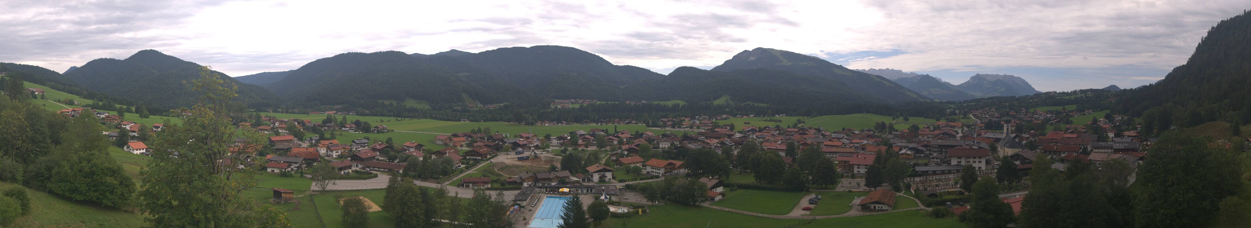 Archiv Foto Webcam Panoramablick auf das Dorf Reit im Winkl