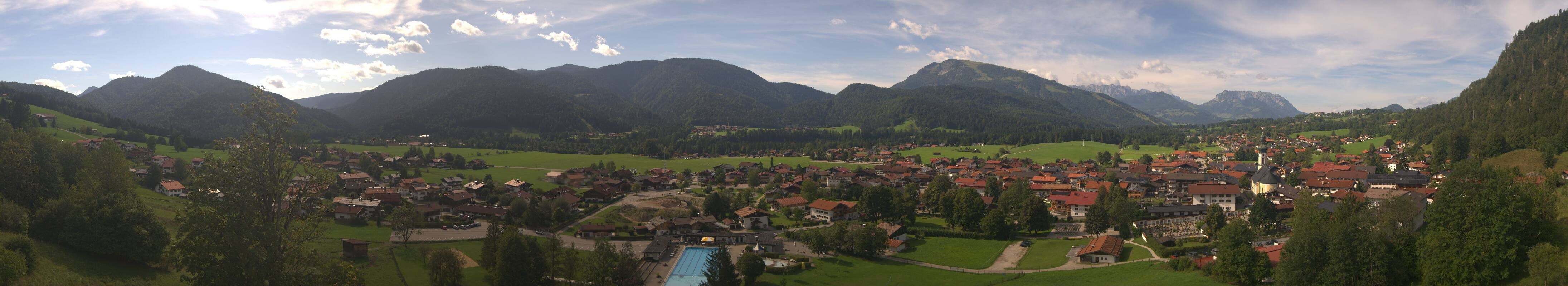 Archiv Foto Webcam Panoramablick auf das Dorf Reit im Winkl