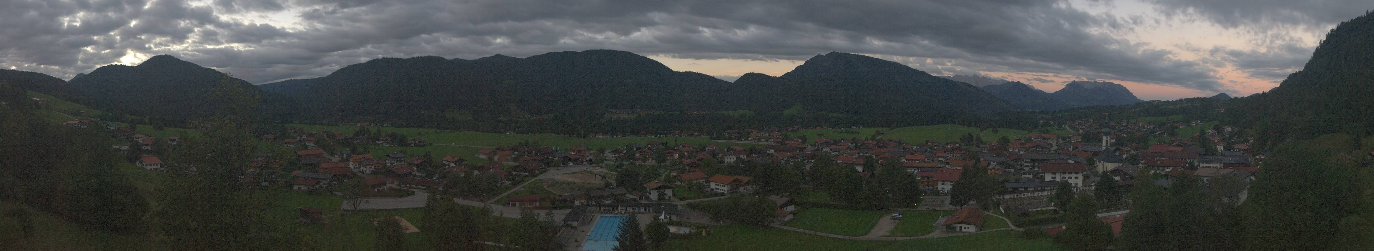 Archiv Foto Webcam Panoramablick auf das Dorf Reit im Winkl